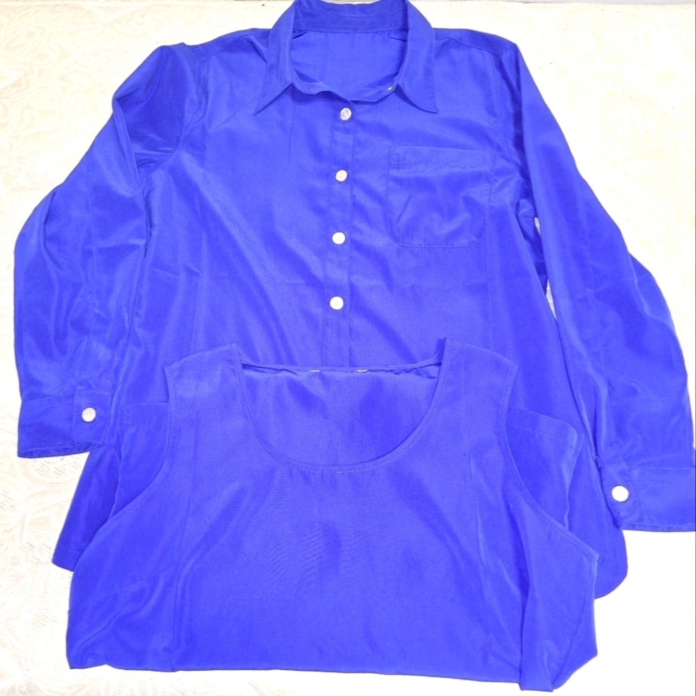 Unbranded Velour Ladies Top Set. Includes A Sleev… - image 1